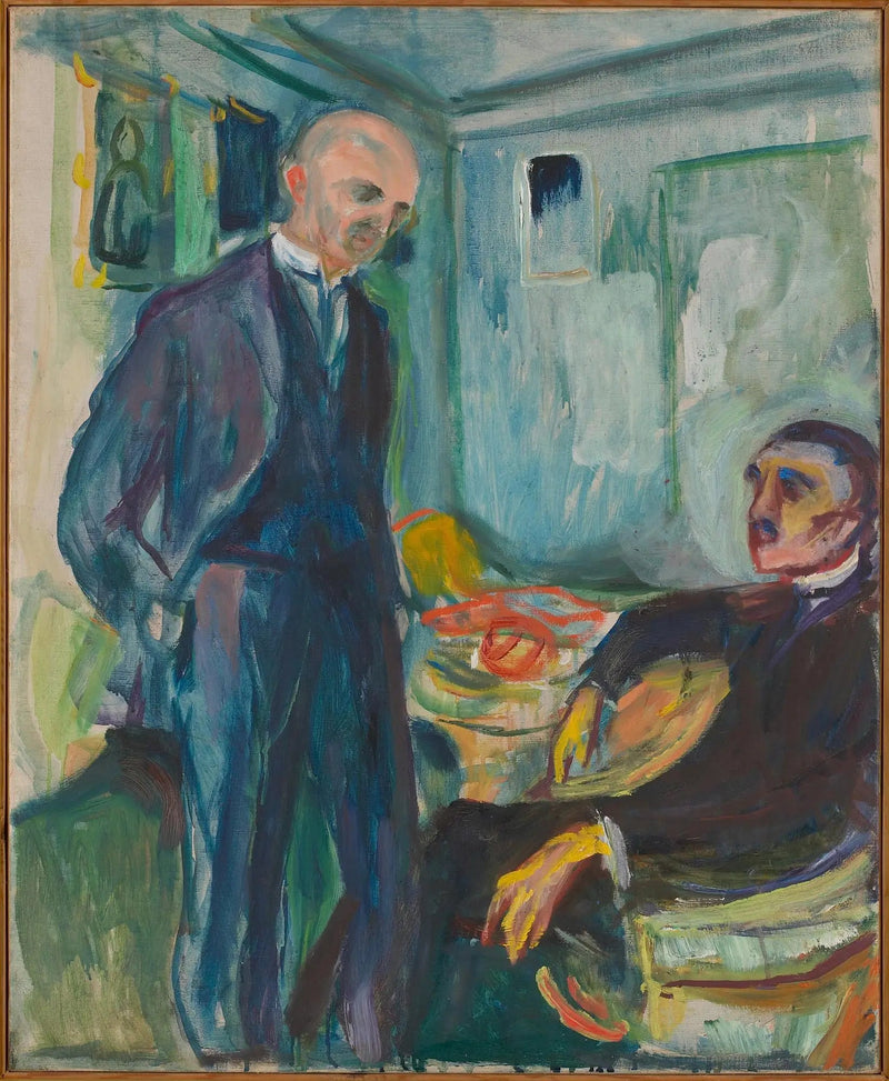 Lucien Dedichen och Jappe Nilssen - Edvard Munch