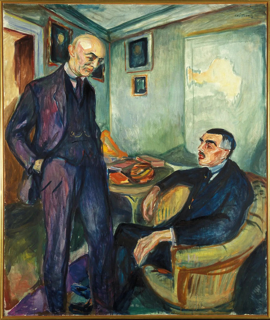 Lucien Dedichen och Jappe Nilssen - Edvard Munch
