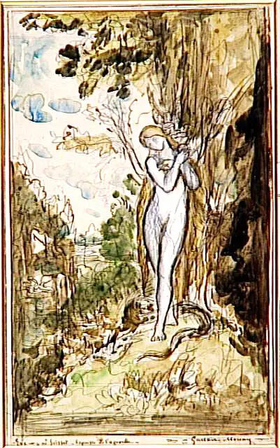 Lucrèce och Tarquin - Gustave Moreau