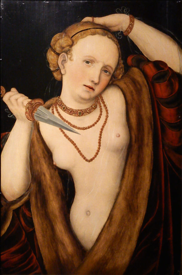 Lucrèce - Lucas Cranach den äldre