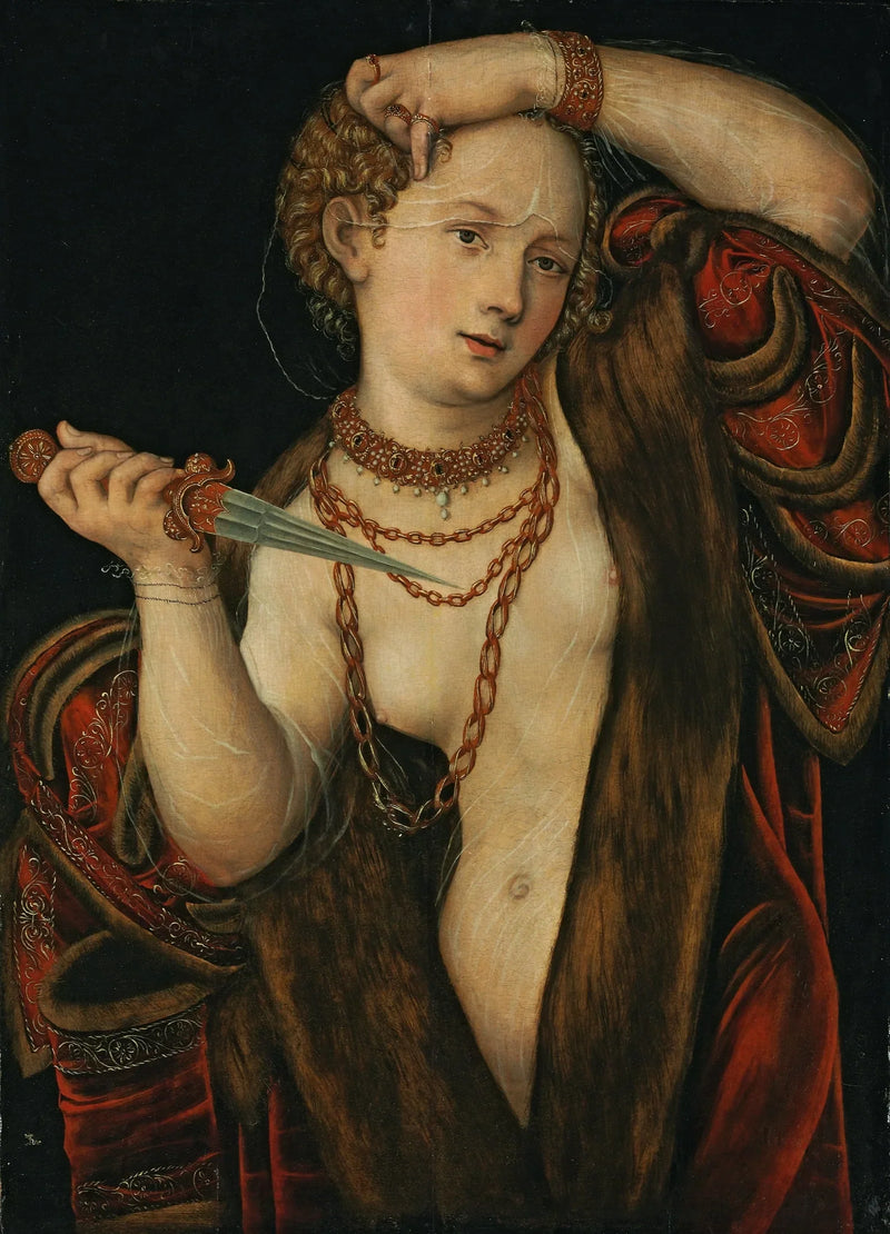 Lucrèce - Lucas Cranach den äldre