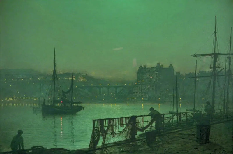 Scarboroughs ljus - John Atkinson Grimshaw