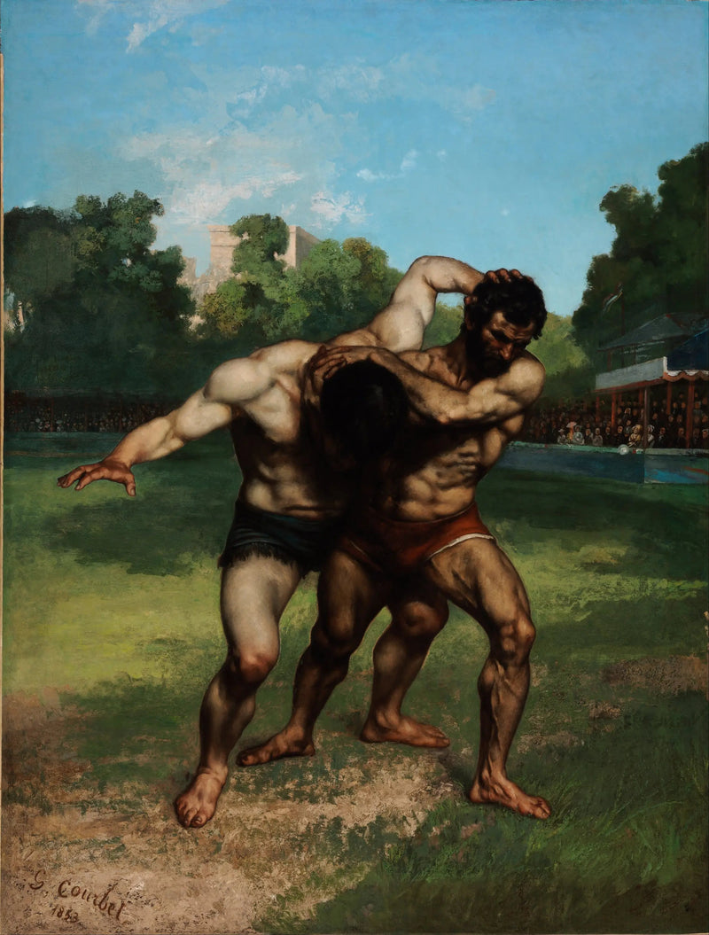 Kämpar - Gustave Courbet