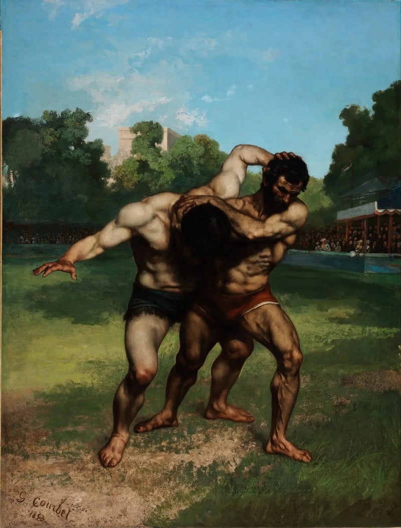 Kämpar - Gustave Courbet