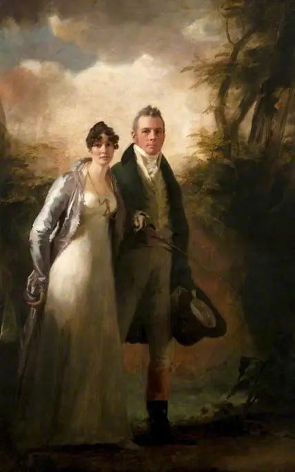 M. och fru Robert N. Campbell de Kailzie - Henry Raeburn