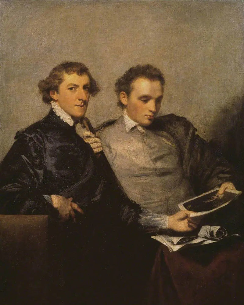 M. Huddesford och M. Bampfylde - Joshua Reynolds
