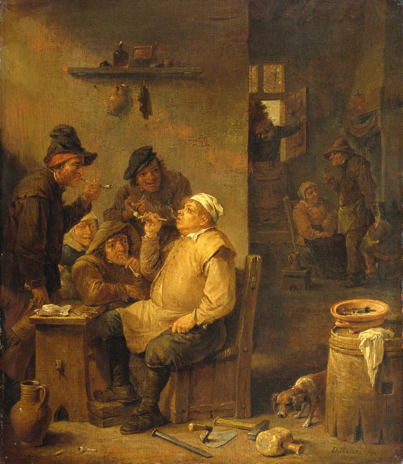 Murare som röker pipa - David Teniers den yngre