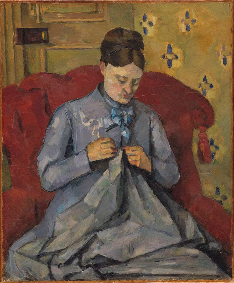 Madame Cézanne syr - Paul Cézanne