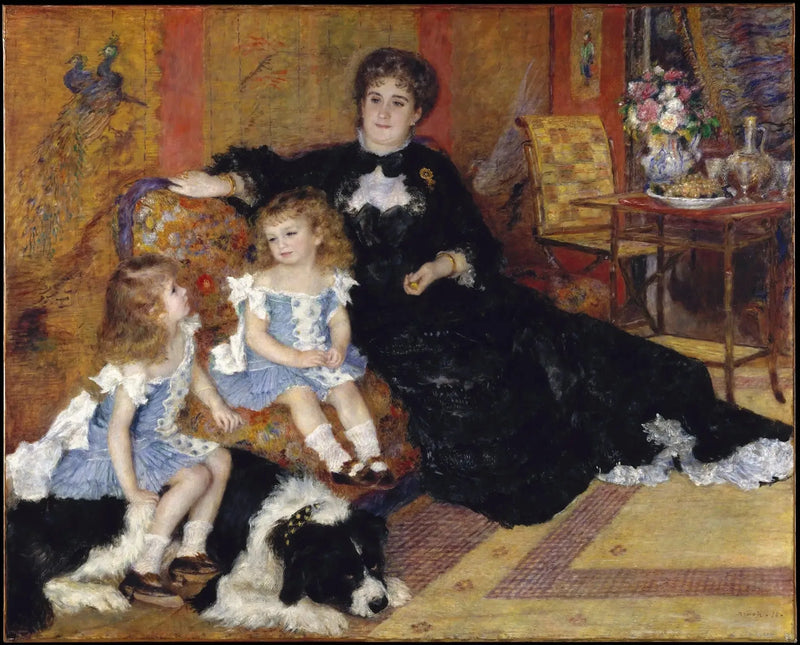 Madame Charpentier och hennes barn - Pierre-Auguste Renoir