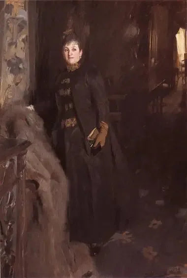 Madame Clara Rikoff - Madame Salomons syster - Anders Zorn