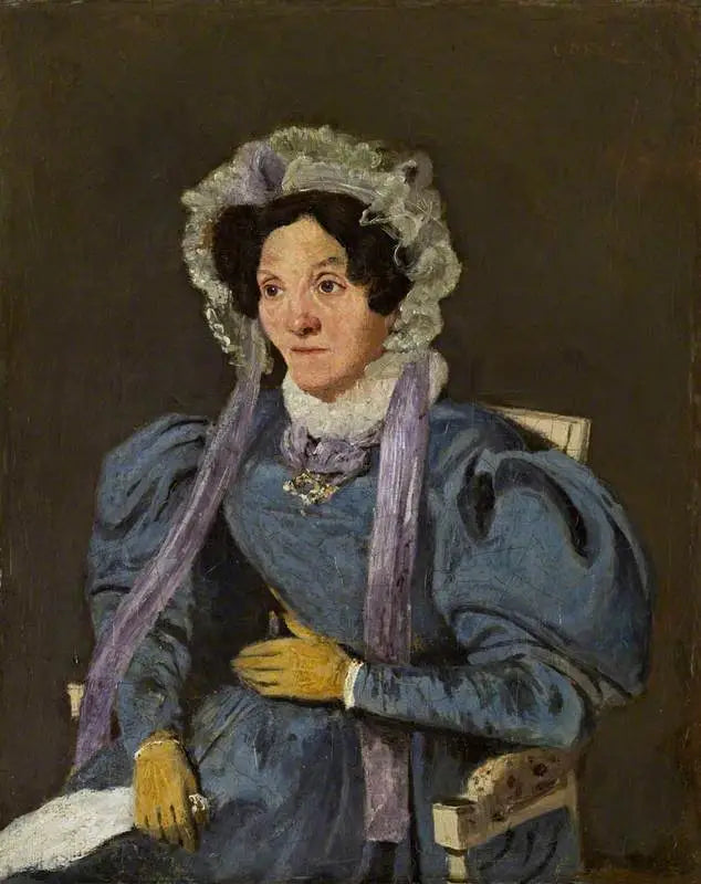 Madame Corot, konstnärens mor, född Marie-Françoise Oberson - Jean-Baptiste Camille Corot