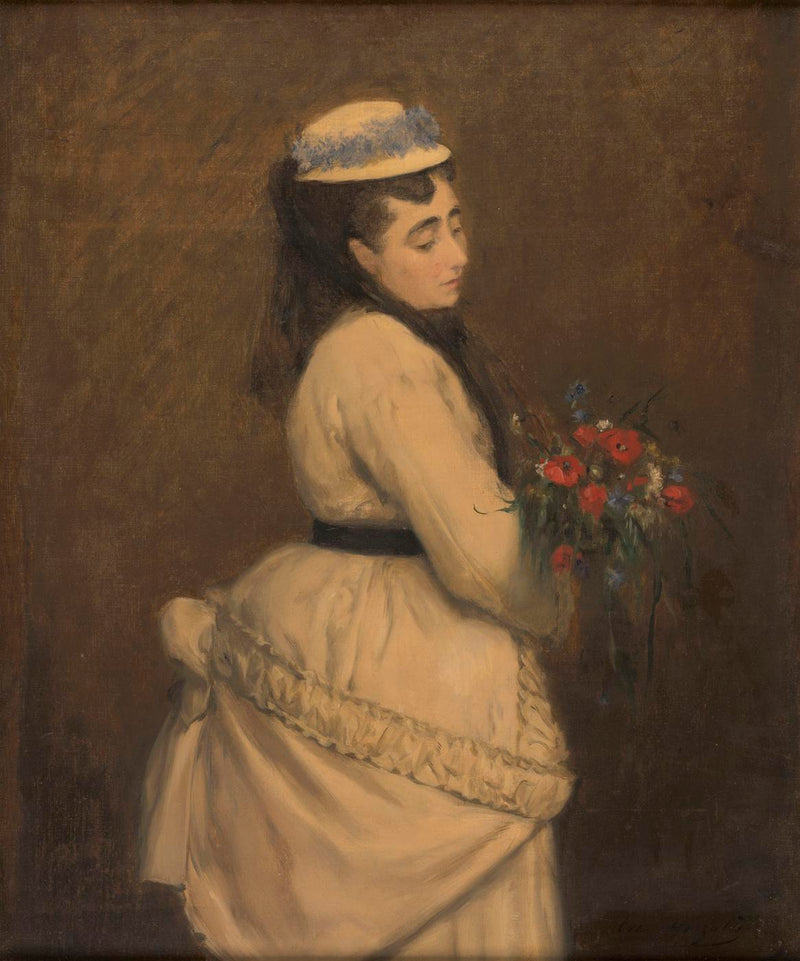 Madame E.G. (Madame Emmanuel Gonzalès, la mère de l'artiste) - Eva Gonzalès