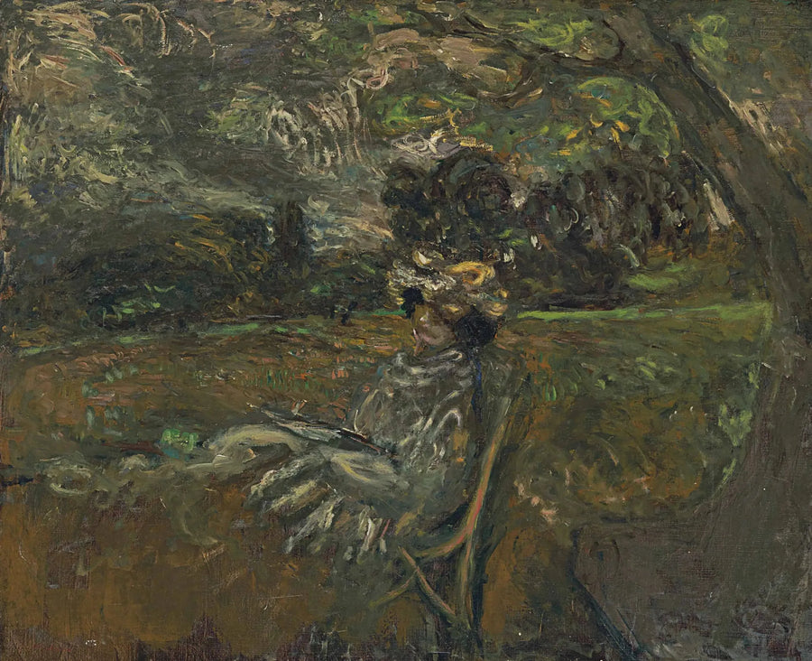 Madame Hessel vid solnedgången - Édouard Vuillard