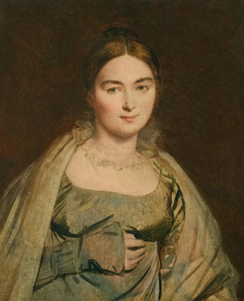 Madame Ingres, född Madeleine Chapelle - Jean-Auguste-Dominique Ingres