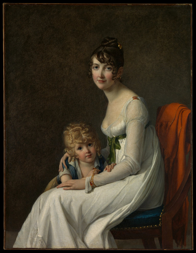 Madame Philippe Panon Desbassayns de Richemont (Jeanne Eglé Mourgue, 1778–1855) et son fils Eugène (1800–1859) - Marie Guillelmine Benoist