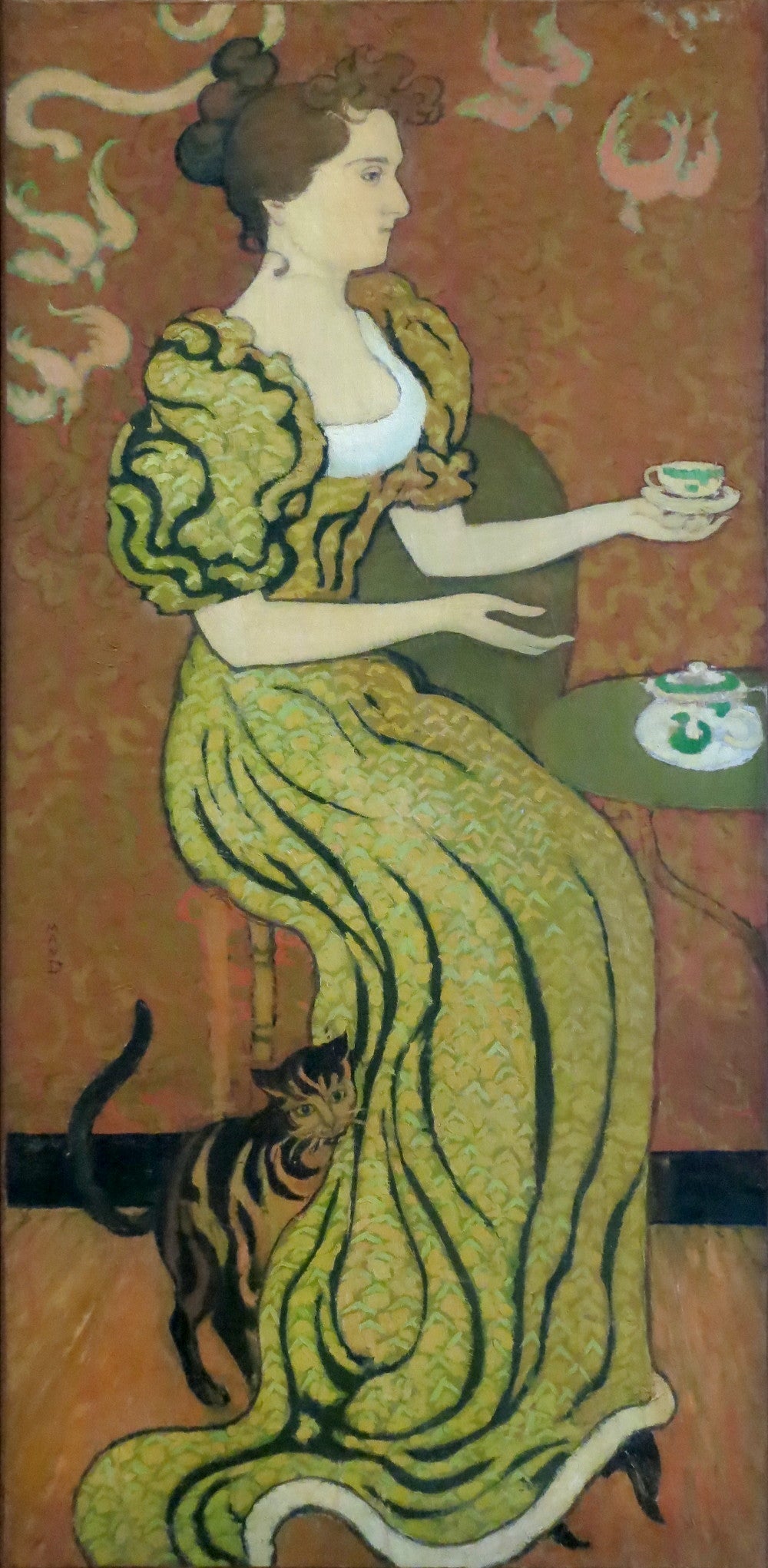 Madame Ranson au chat - Maurice Denis - Alpha Reproduction