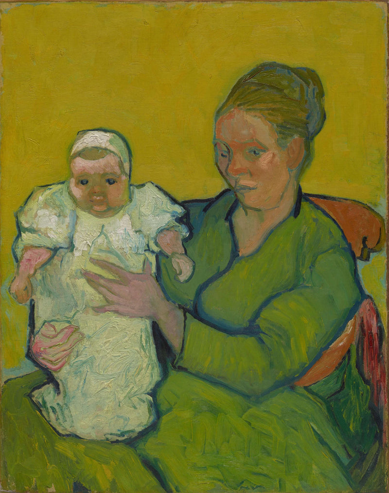 Mère Roulin med sin bebis - Vincent van Gogh