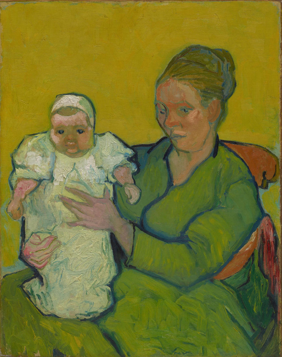 Mère Roulin med sin bebis - Vincent van Gogh