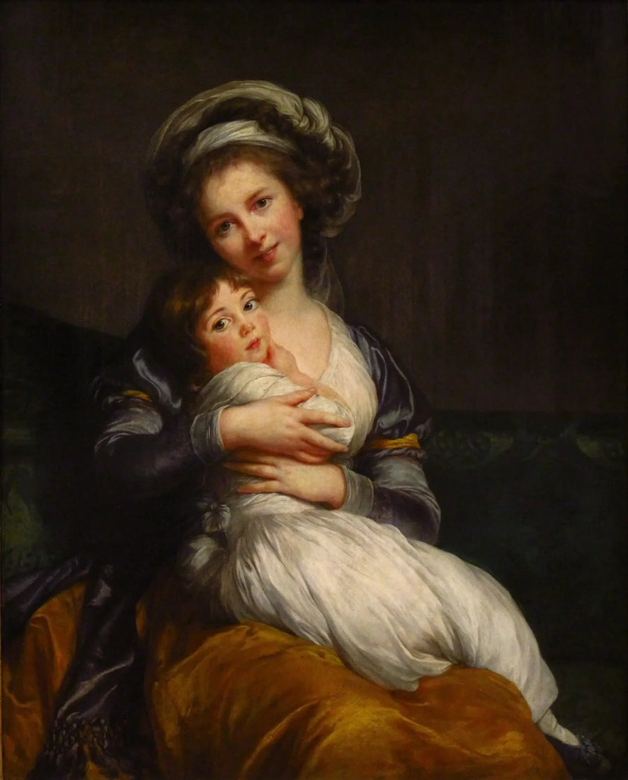Madame Vigée Le Brun och hennes dotter - Élisabeth Vigée Le Brun