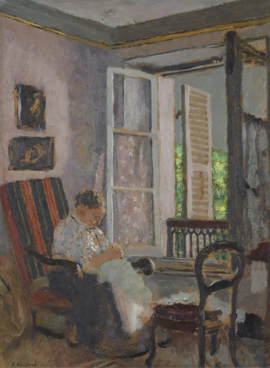 Madame Vuillard kusin, Truffautgatan - Édouard Vuillard