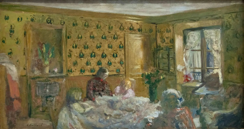 Madame Vuillard och barnen Roussel - Édouard Vuillard