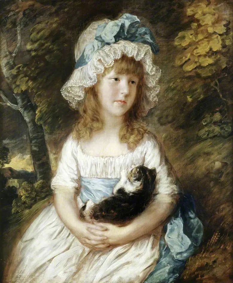 Mademoiselle Brummell (traditionellt identifierad som) - Thomas Gainsborough