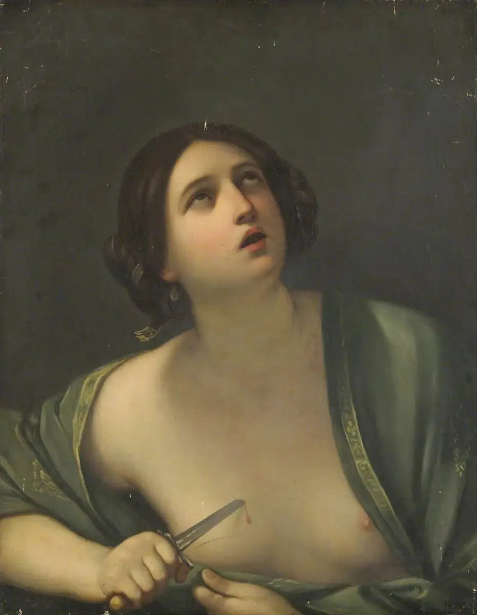 Mademoiselle Fane (parfois connue sous le nom de « Lucrèce ») - Guido Reni image 1 reproduction de peinture à l’huile