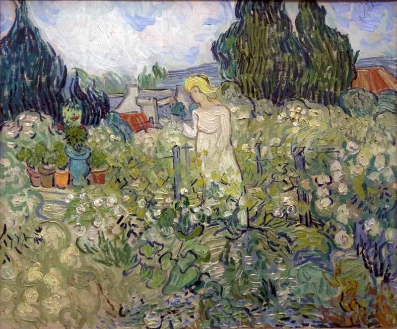 Mademoiselle Gachet i trädgården - Vincent van Gogh