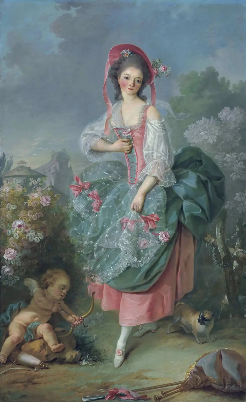 Mademoiselle Guimard som Terpsichore - Jacques-Louis David