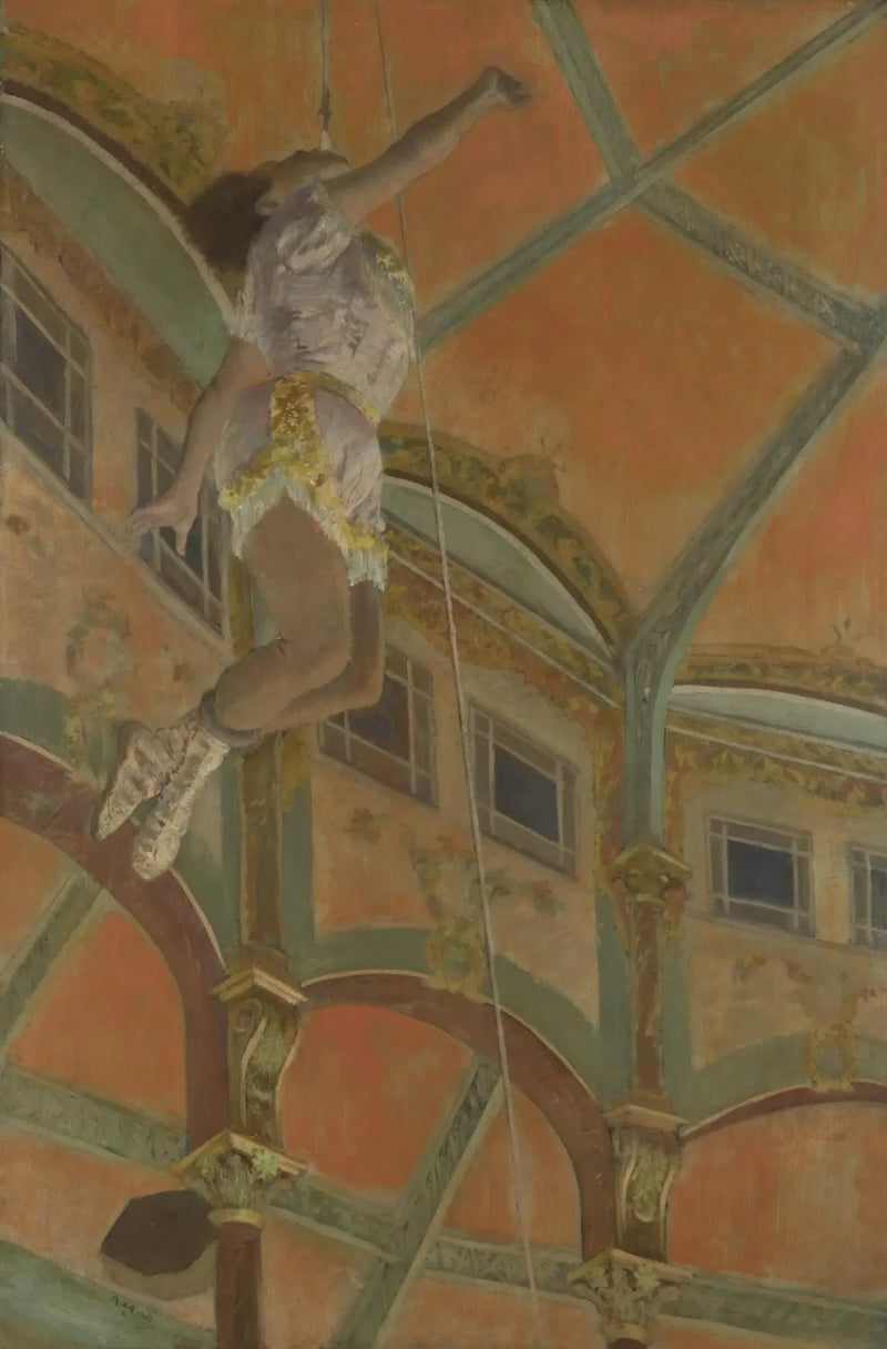 Mademoiselle La La på cirkus Fernando - Edgar Degas