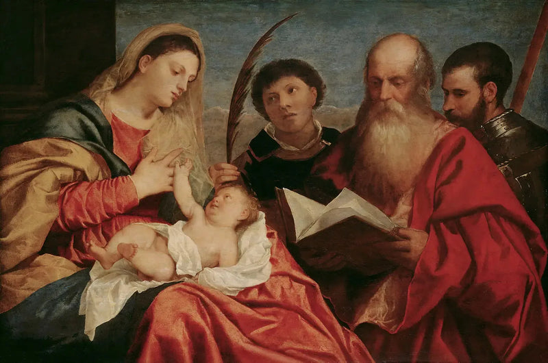 Madonna med helgon - Titian
