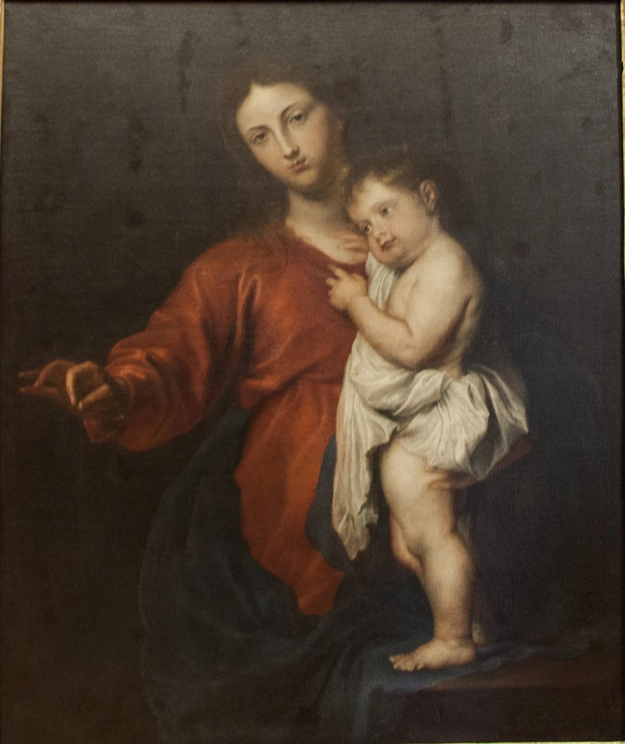 Madonna av Rosenkransen - Antoine van Dyck