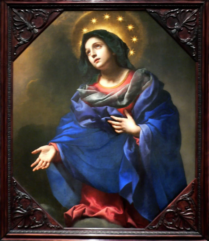 Madone i härlighet - Carlo Dolci