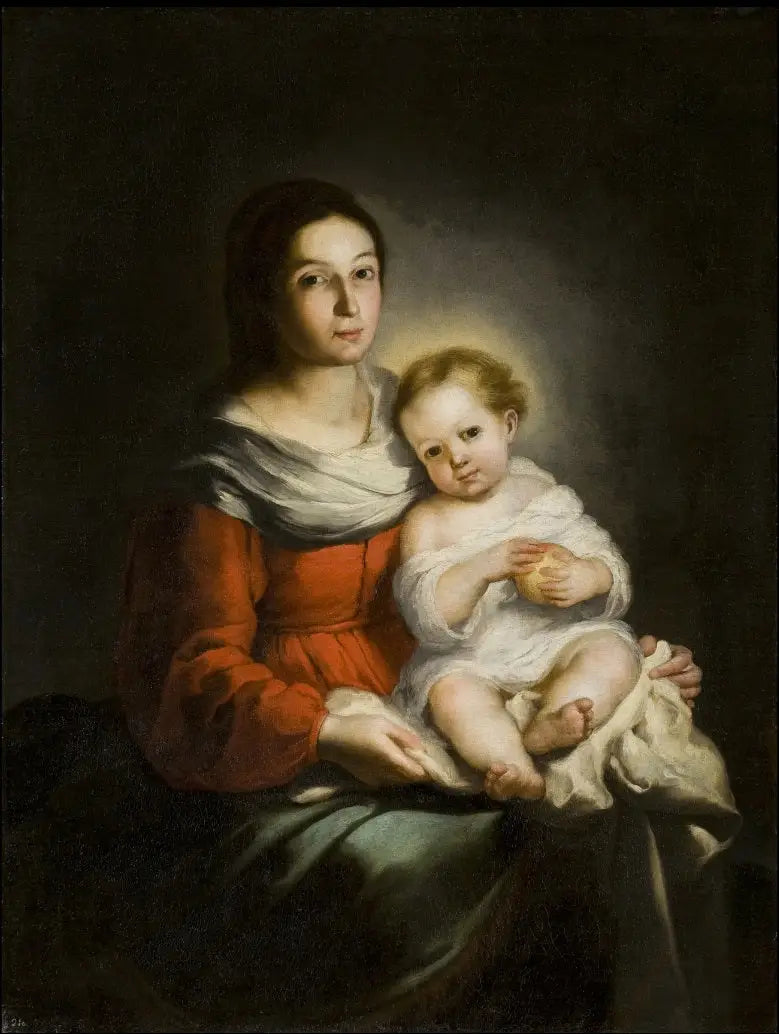 Madonna med barn - Bartolomé Esteban Murillo