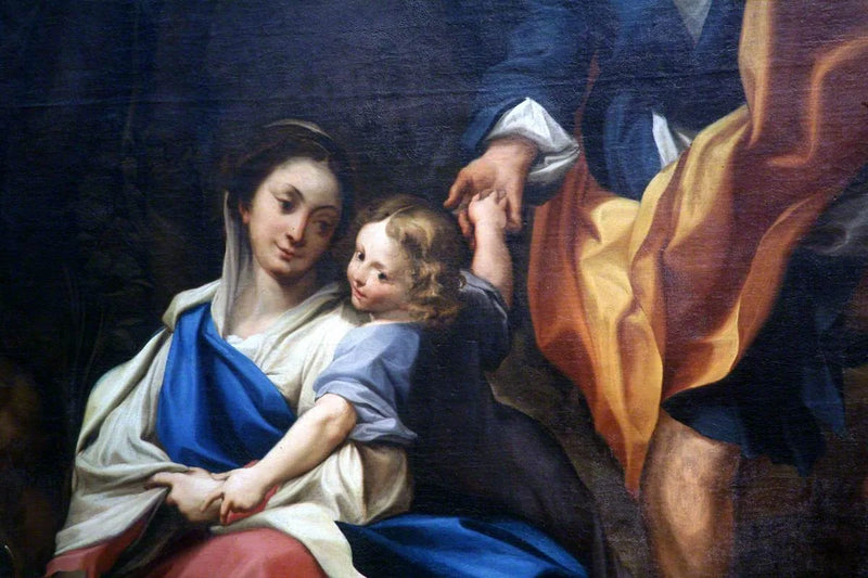 Madonna della Scodella (efter Correggio) (detalj) - Anton Raphael Mengs