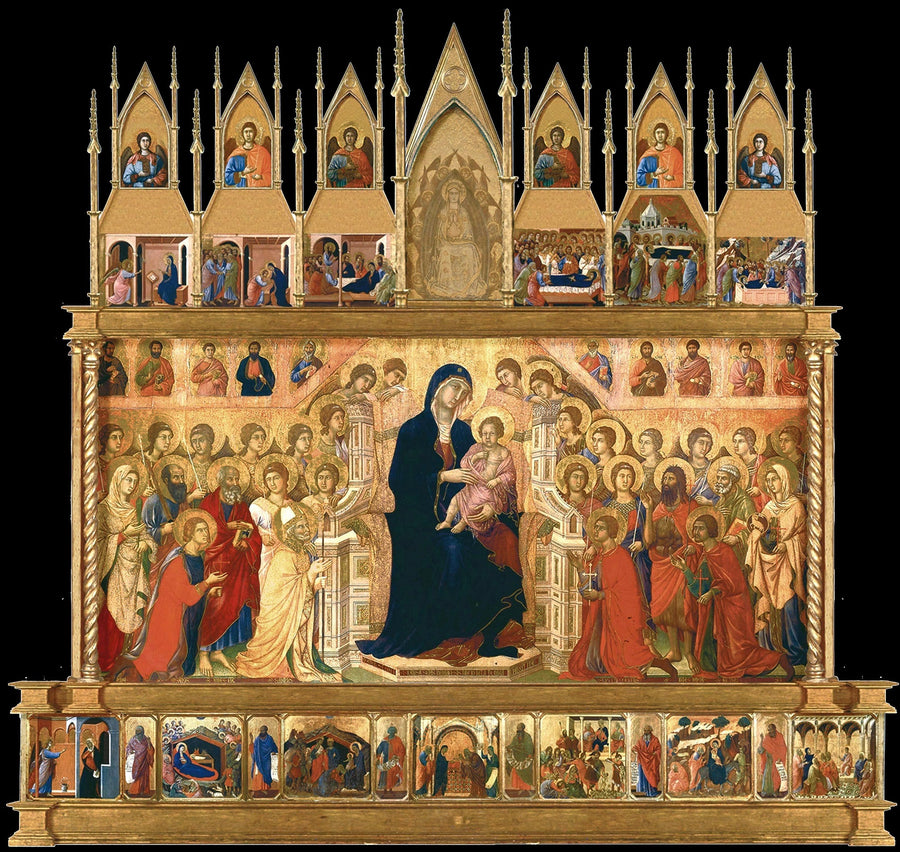 Les Noces de Cana, Maestà - Duccio di Buoninsegna