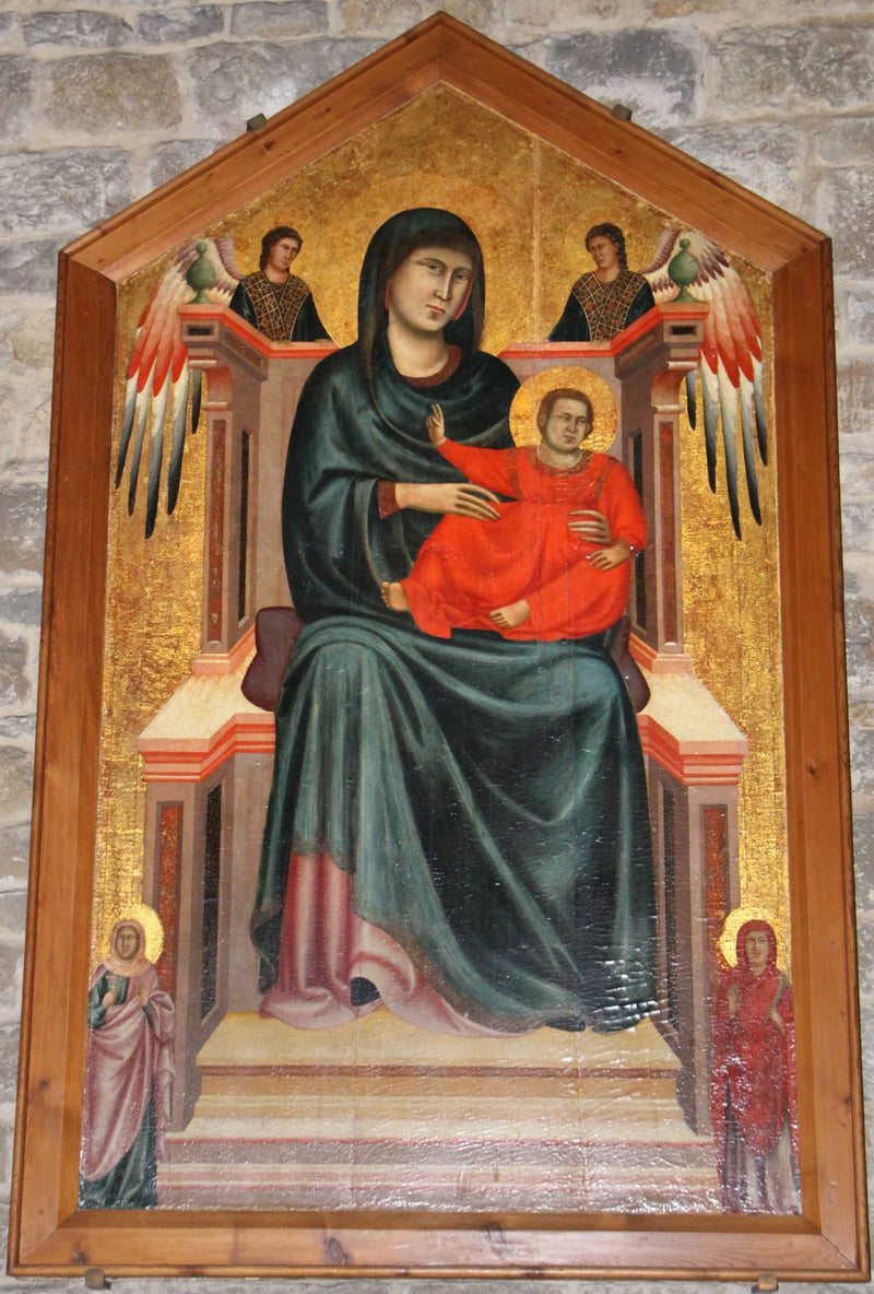 Maesta med änglar och helgon - Master of Saint Cecilia