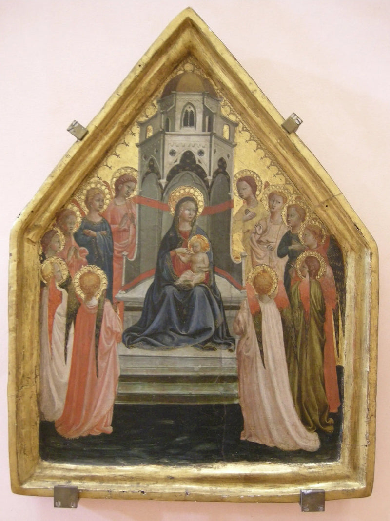 Maesta med tolv änglar - Fra Angelico
