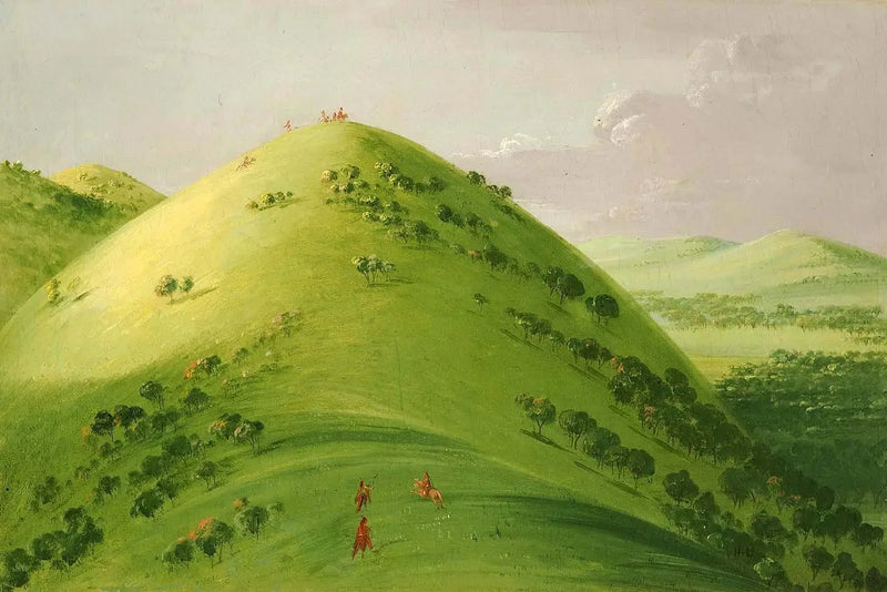 Förtrollande ängar, Höga Mississippi - George Catlin
