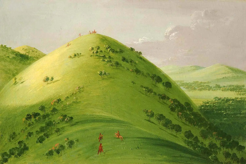 Förtrollande ängar, Höga Mississippi - George Catlin