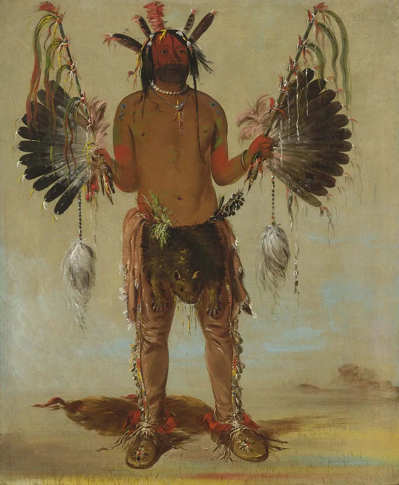 Mah-tó-he-ha, gammal björn, en helare - George Catlin