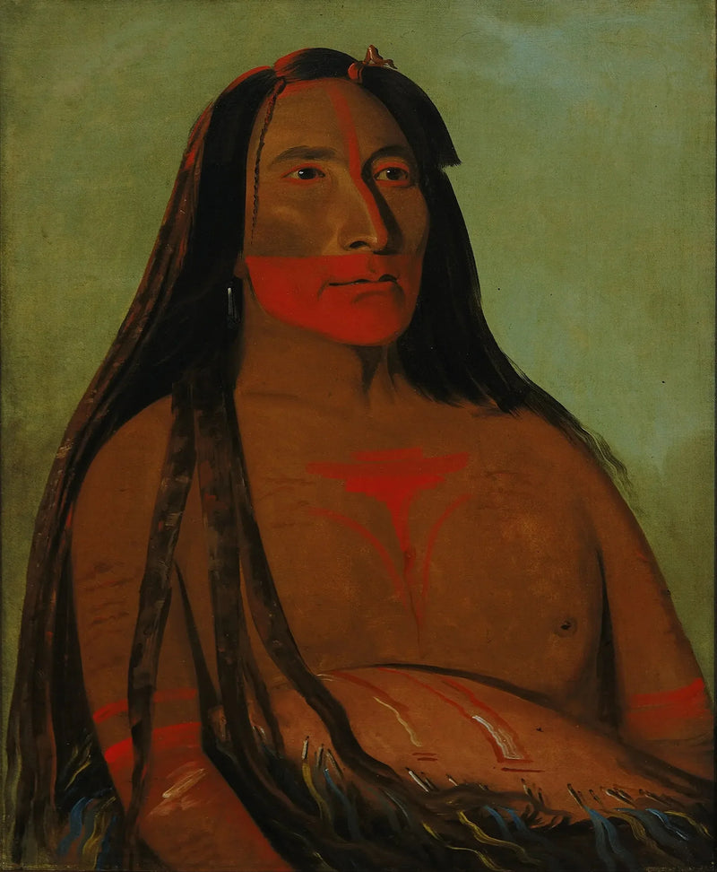 Máh-to-tóh-pa, Fyra Björnar, Andra Chef i Sorg - George Catlin