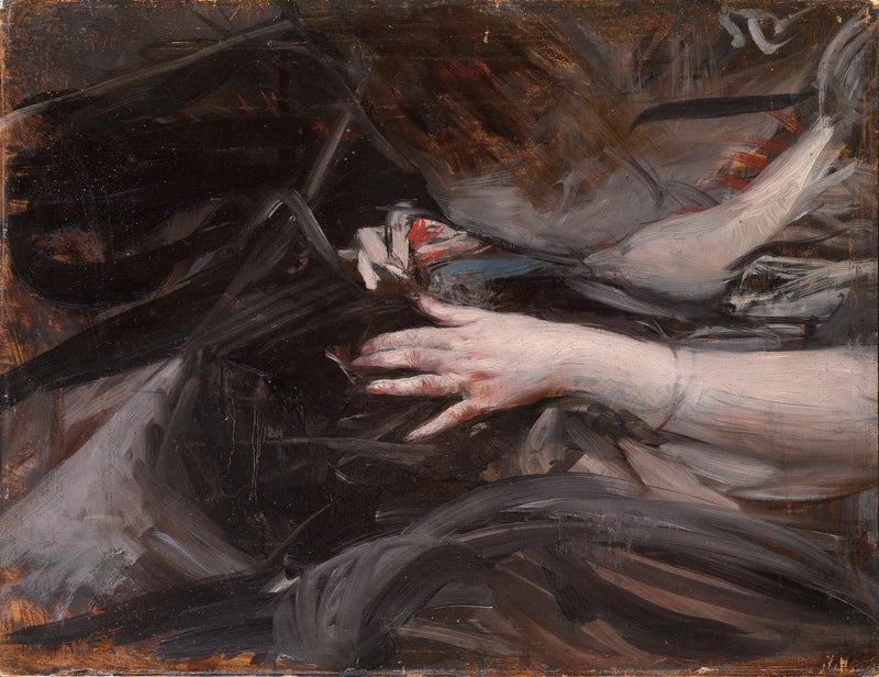 Syhänder av en kvinna - Giovanni Boldini