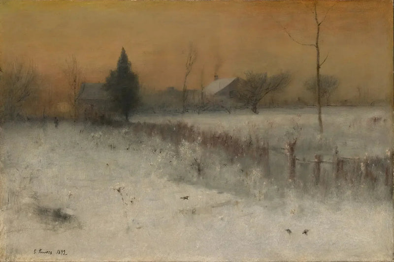 Hus i Montclair - George Inness
