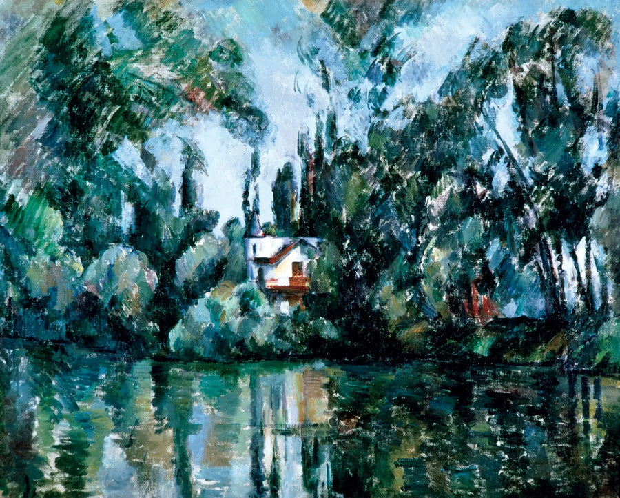 Hus vid Marne - Paul Cézanne