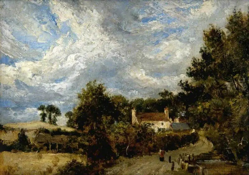 Hus vid vägen - John Constable