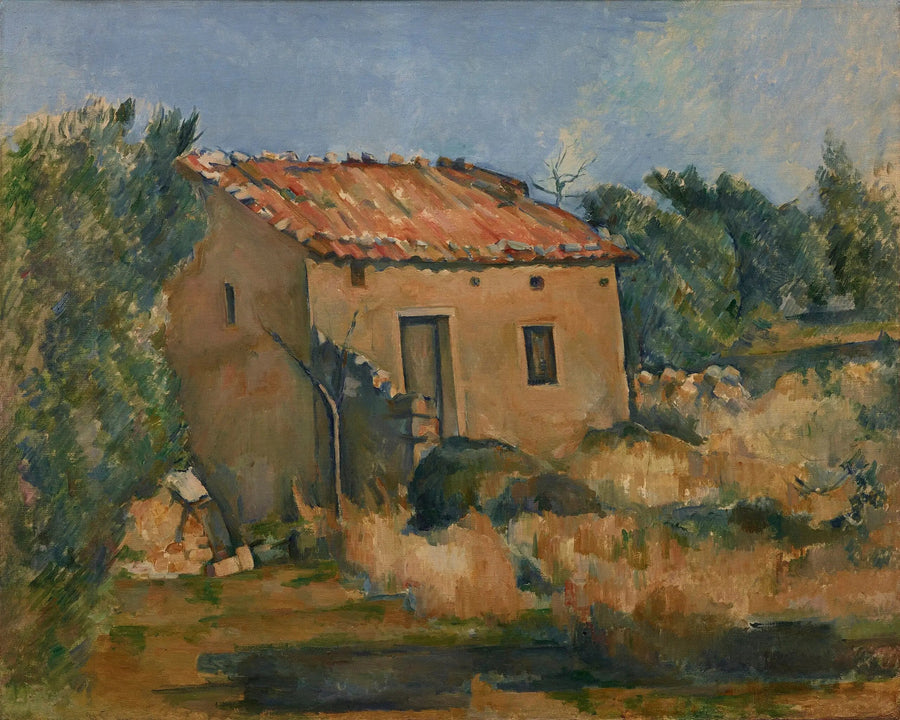 Hus på den aixoiska landsbygden - Paul Cézanne