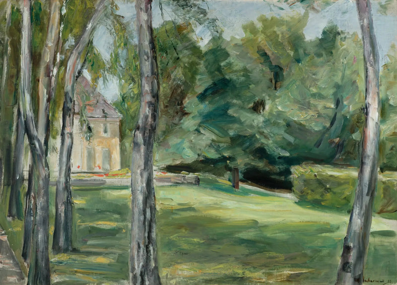 Hus i trädgården (Maison dans le jardin) - Max Liebermann