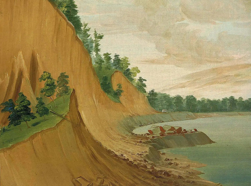Handelsföretag i Cabane, 930 mil ovanför Saint-Louis - George Catlin