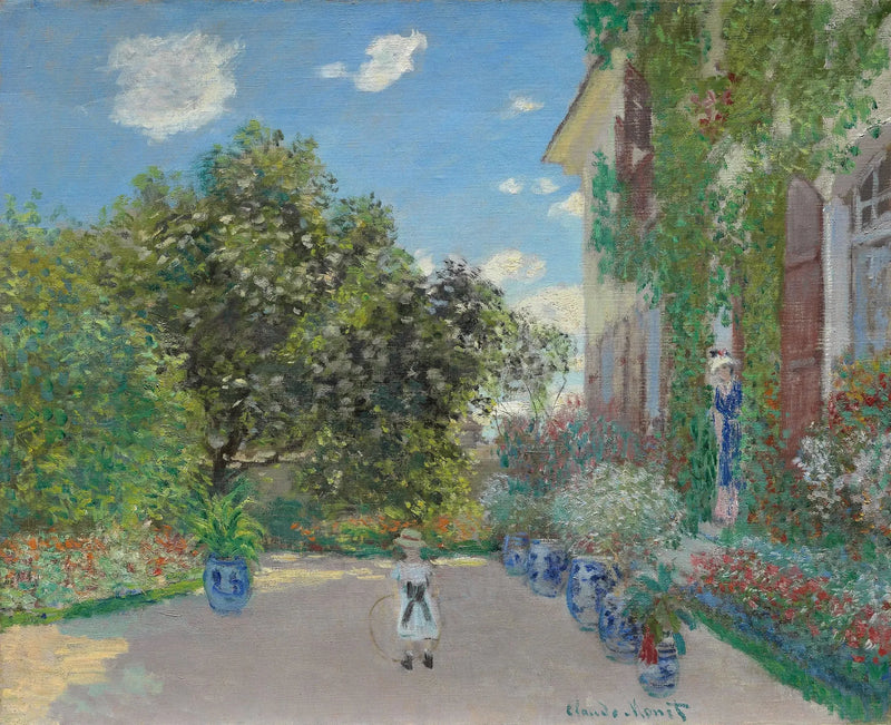 Konstnärens hus i Argenteuil - Claude Monet